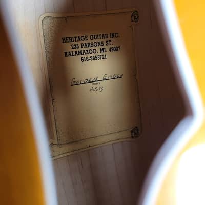 The Heritage Golden Eagle 1991 Almond Sunburst image 12