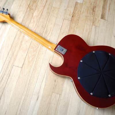 1968 Vox Apollo V266 Vintage Hollowbody Electric Guitar w/ Effects, Italy Eko Viper image 13