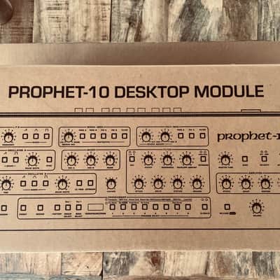Sequential Prophet-10 Desktop 10-Voice Polyphonic Synthesizer 2021 - Present - Black with Wood Sides image 3