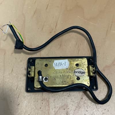 1980's Kramer Pacer Schaller Made in Germany Black Bridge Humbucker Pickup w/ Ring image 5