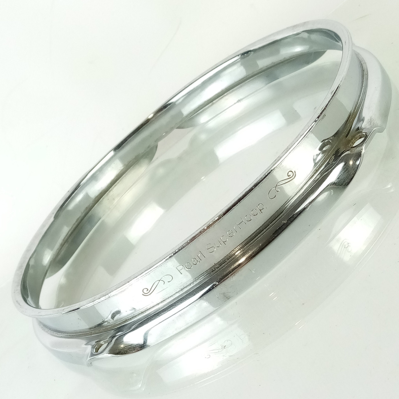 Pearl 8" 5-Lug Masterworks Super Hoop2/II 2.3mm Chrome-Steel Tom Drum Batter Rim — main photograph