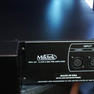 Miktek MPA-201 Dual Channel Microphone Preamp -- Very Cool Pre image 7