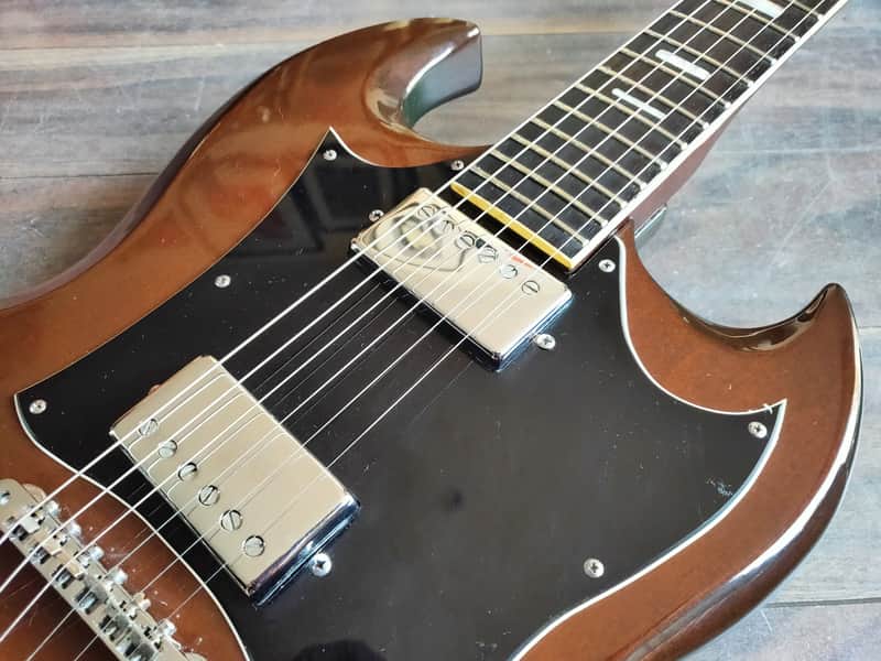 1970's Fresher Japan SG Vintage Electric Guitar (Walnut) | Reverb