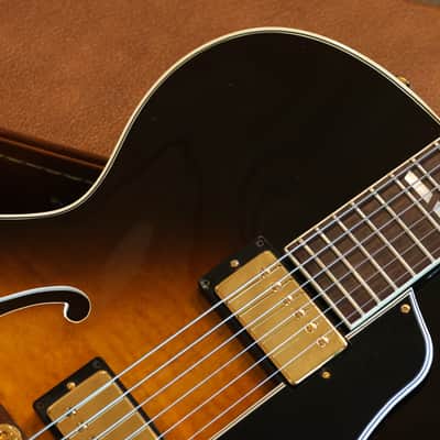 1993 Gibson ES-350T w/ Bigsby Semi-Hollow Electric Guitar Vintage Sunburst + OHSC image 3