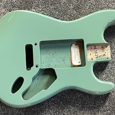 G&L Fullerton Deluxe Legacy guitar body Matcha Green Alder USA image 1