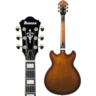 Ibanez Artcore Expressionist AS93FM-VLS 6-String Semi-Hollow Electric Guitar with Macassar Ebony Fretboard, Right-Handed, Violin Sunburst image 3