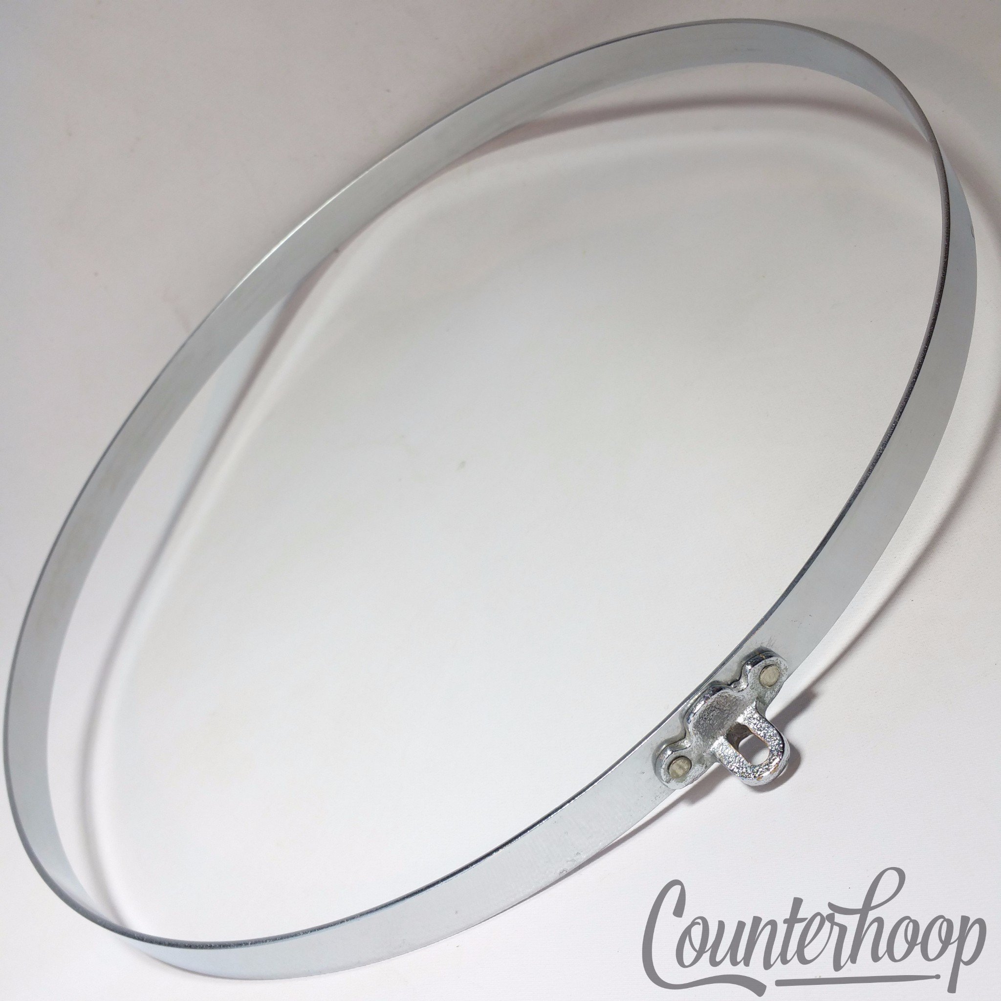 Gretsch 14"Straight Stick-Chopper Chrome Snare Drum Batter Rim/Hoop-Strainer Mnt — main photograph