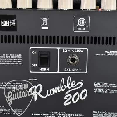 Mint Fender Rumble 200 (V3) image 6