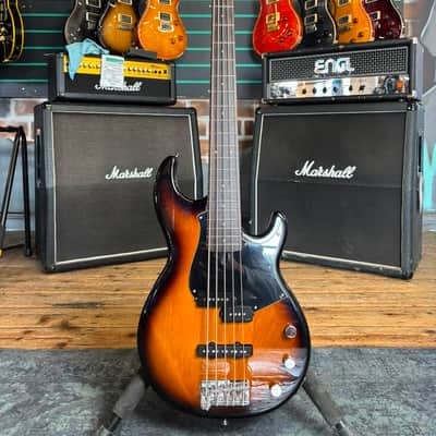 Yamaha BB435 Sunburst 5-String Electric Bass Guitar image 1