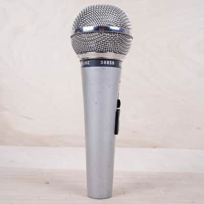 Shure Unisphere B 588SB Dynamic Microphone 1970s Silver Vintage Mic image 8