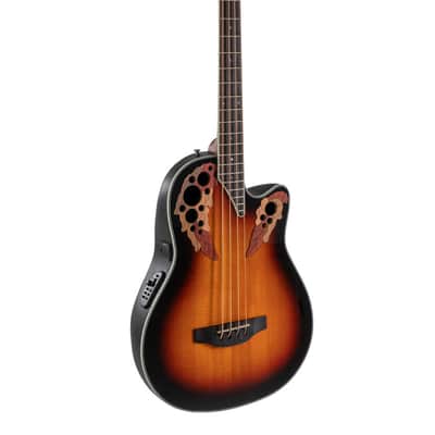 Ovation Celebrity Elite E-Acoustic Bass CEB44-1N - New England Burst (CEB44-1N-G) image 2
