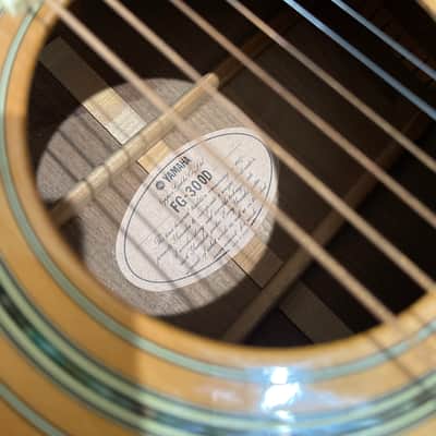 Yamaha FG-300D 80’s Natural image 3