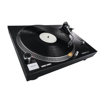 Reloop RP-2000 Quartz-Driven DJ Turntable with Direct Drive With 8AUDIO AAV-8XA High-fidelity Desktop Amplifier System with Full-range Speakers image 6