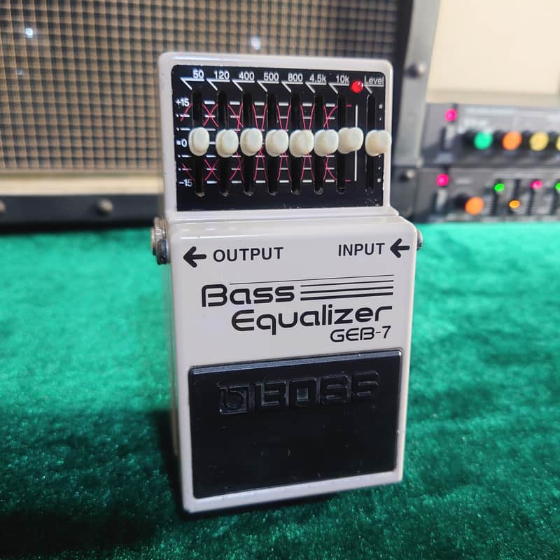 Boss GEB-7 Bass Equalizer White Label Made in Taiwan Tested Working image 1