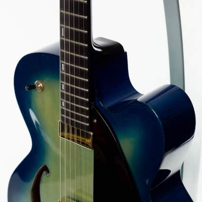Ibanez AFC155-JBB Contemporary Archtop 2017 Jet Blue Burst image 11