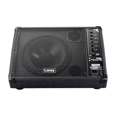 LANEYCONCEPT CXP-110 active stage monitor 65W 10" Powered Monitor wedge with Floor or Pole stand operation image 4
