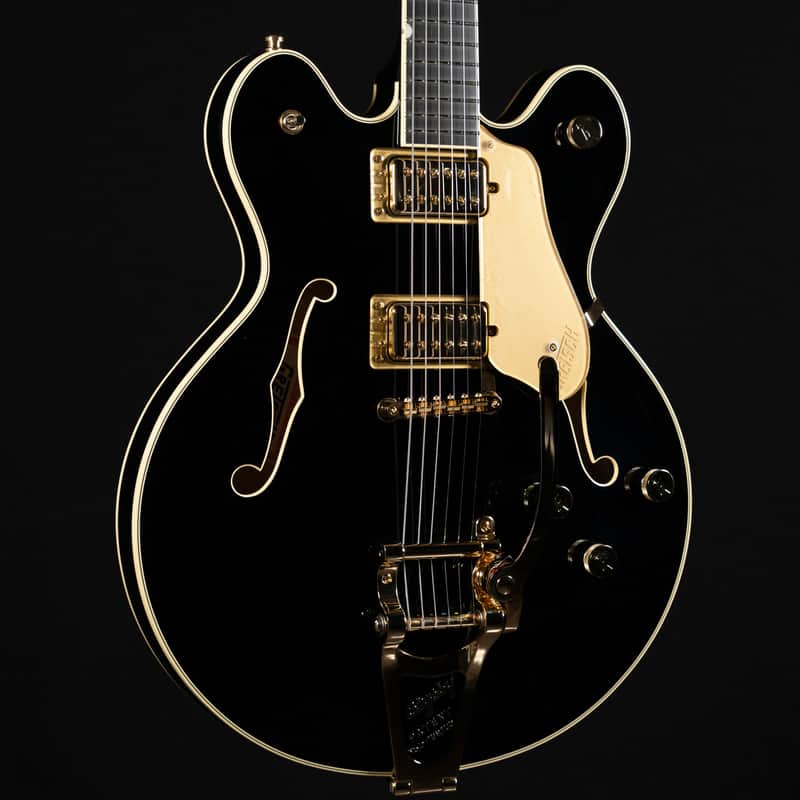 Gretsch Pro Broadkaster LX Semi-Hollow Electric Guitar – Black image 1