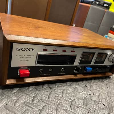 Sony TC-228 vintage 8 Track Tape  deck clean! Including manual image 3