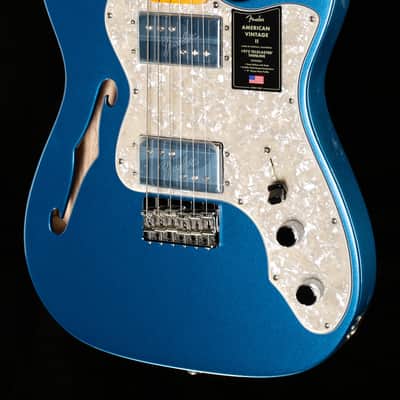 Fender American Vintage II 1972 Telecaster, Thinline Lake Placid Blue (828) image 1