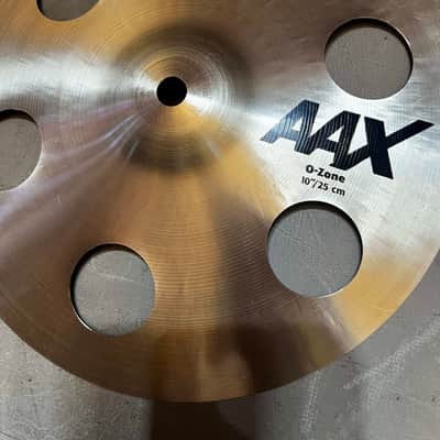 (MINT) Sabian 10" AAX O-Zone Splash Cymbal - Natural image 2