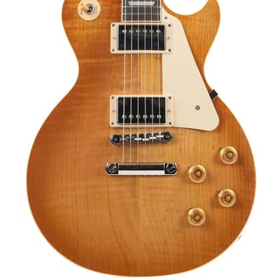 Gibson Les Paul Standard 50s Figured Top Dirty Lemon Burst Cherry Back image 5
