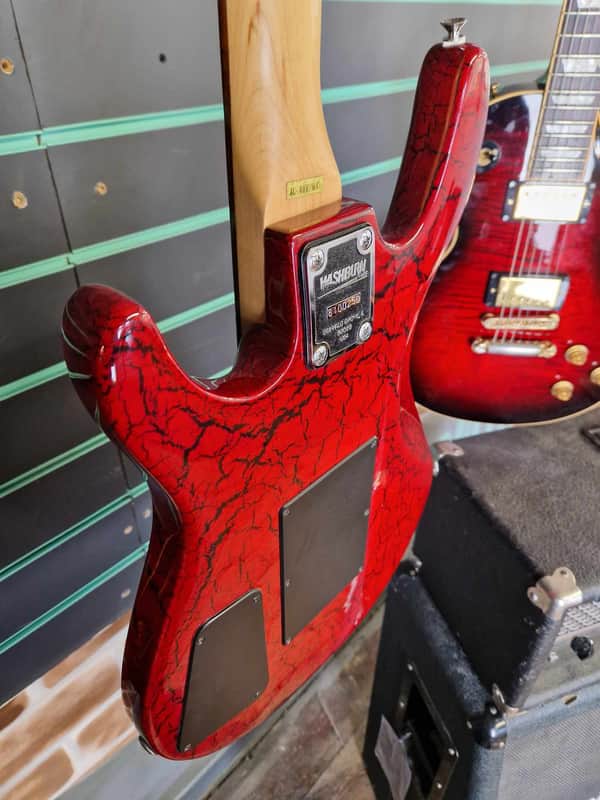 Washburn KC-40V Chicago Series Red Crackle 90's Electric Guitar