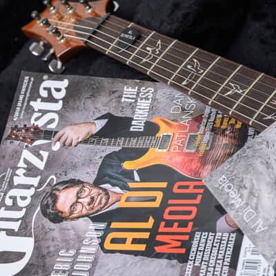 Al Di Meola’s European Tour PRS Prism – Signed & Dedicated to His Longtime Tech/Engineer (Impeccable Provenance) image 4