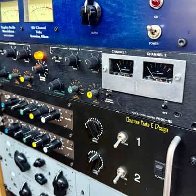 ADR F-690-RS Stereo compex voice over compressor limiter 1970’s original vintage analog image 2