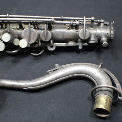 An Antique 1920's Wm. Frank & Co. C Melody Saxophone a Good Sax for Jazz   as-is   # 9 S image 2