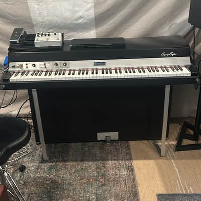 Fender Rhodes Suitcase Piano 88-Key Electric Piano 1972 - 1974 - Black Rounded Top image 1