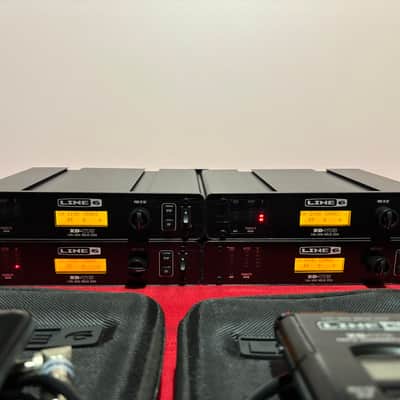 Line 6 XD-V75 Digital wireless Bodypack systems (4) w/ Receivers & Antennas image 2