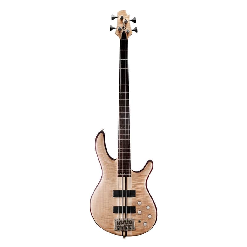 Cort A4 Plus Electric Bass Guitar (Open Pore Natural) *USA Small Business* image 1
