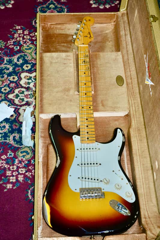 Fender Custom Shop LTD Fat '50s Stratocaster Relic 2022 - Wide Fade 2-Tone Chocolate Sunburst image 1