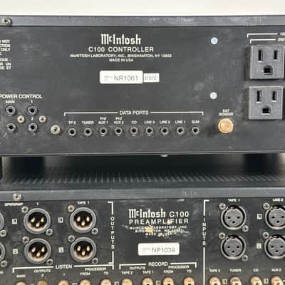 McIntosh C100 Preamplifier & C100 Controller Dual Chassis image 14