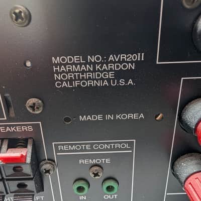 Harman Kardon AVR20II Receiver HiFi Stereo Vintage 5.1 Channel Home Audio AM/FM image 5