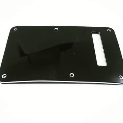 Fender SRV Stevie Ray Vaughan Black Pickguard & Backplate Strat Signature Scratchplate 8 Hole Stratocaster image 3