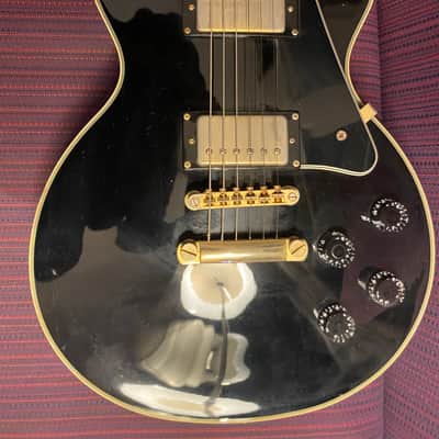 Thick Sounding Epiphone Gibson Les Paul Custom Black Beauty 2000 image 4