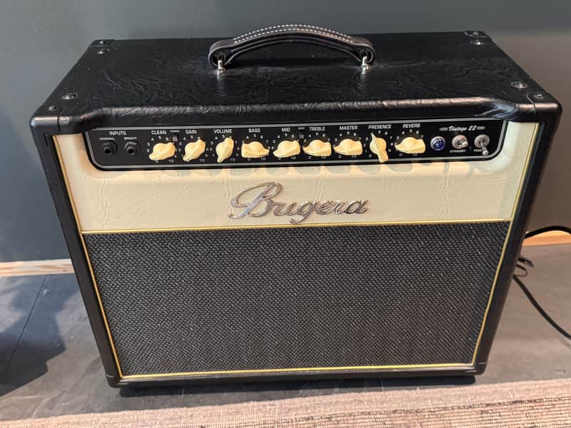Bugera V22 Vintage 22 2-Channel 22-Watt 1x12" Guitar Combo 2000s - 2-Tone image 1