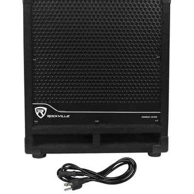 New Rockville RBG10S Bass Gig 10" 1200 Watt Active Powered PA Subwoofer DJ/Pro image 1