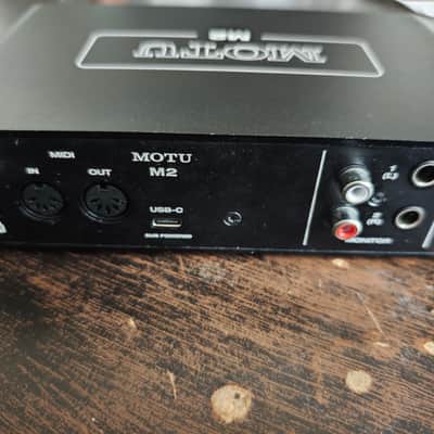 MOTU M2 USB-C Audio Interface 2019 - Present - Black image 4