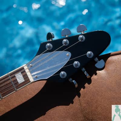 2005 Edwards  E-FV-CTM - Black Flying V w Block Inlays & Mirror Pickguard - EMG H4 & Seymour Duncan PU's - Pro Set Up w Perfect Frets/Action/Intonation! image 4