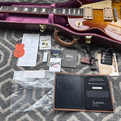 Gibson Les Paul 1959 Reissue 2018 - Teaburst Gloss image 12