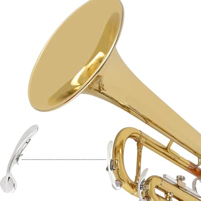 Trumpet Standard Trumpet Set with Carrying Case,Gloves, 7C Mouthpiece, Cleaning Kit, Tuning Rod (GOLD/Phosphor Copper) image 3