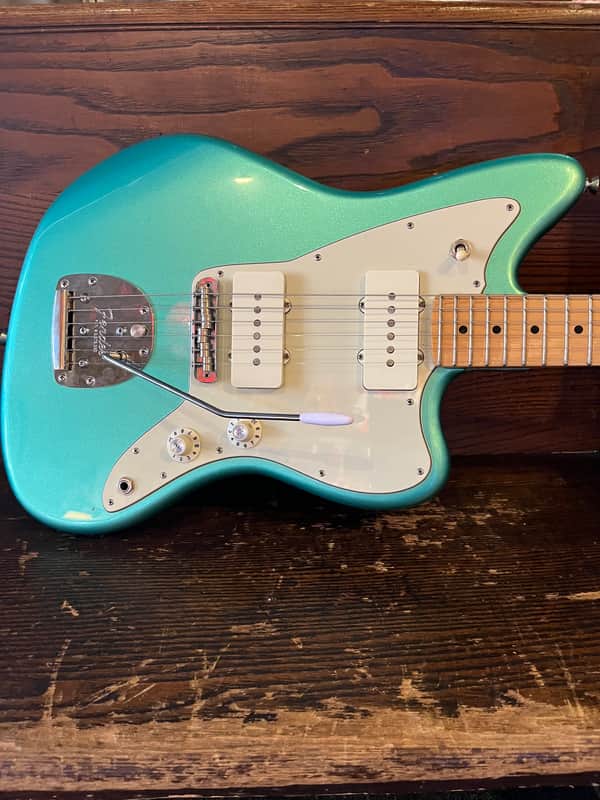 Fender American Professional II Jazzmaster with Maple Fretboard 2020 - Present - Mystic Surf Green image 1
