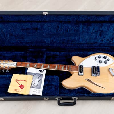 1995 Rickenbacker 360 Semi-Hollow Guitar Mapleglo, Mint Condition w/ Case, Hangtags image 20