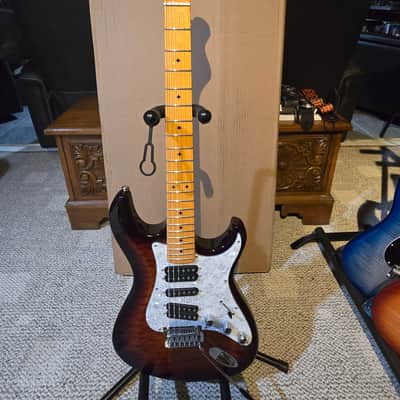 Dean Zelinsky ATW TAGLIARE STRATOCASTER 2023 - QUILTED WALNUT BURST image 1