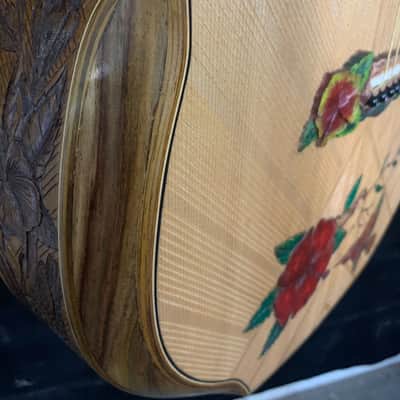 Blueberry Baritone Acoustic Guitar - Handmade and Build to Order image 4