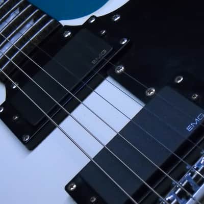 Epiphone SG Limited Edition G-400 Custom Shop White with EMG Pickups image 5