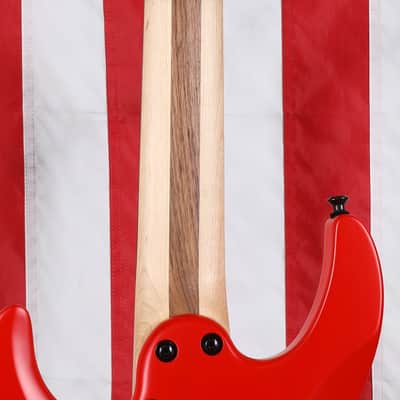 Jackson Pro Plus Series DK Modern MDK7 HT - Satin Red with Black Bevels image 6