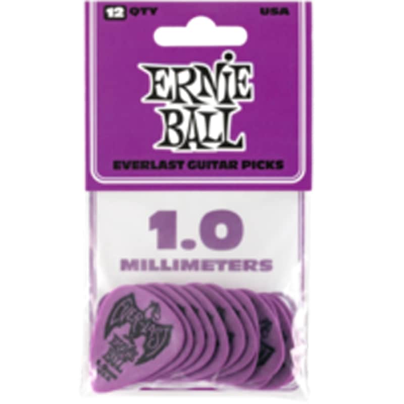 Ernie Ball P09193 Everlast Delrin Guitar Picks - 1.0mm (12-Pack) image 1